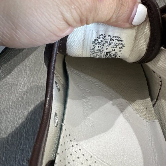 Converse Jack Purcell Signature OX Sneakers Mens 10 Burnt Umber Leather 149911c - Picture 10 of 11